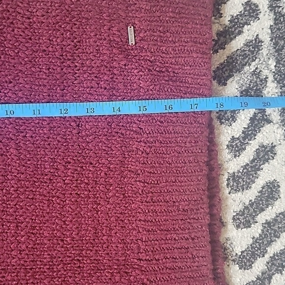 𝅺HOLLISTER Oversized Burgundy Sweather US L - Picture 10 of 10